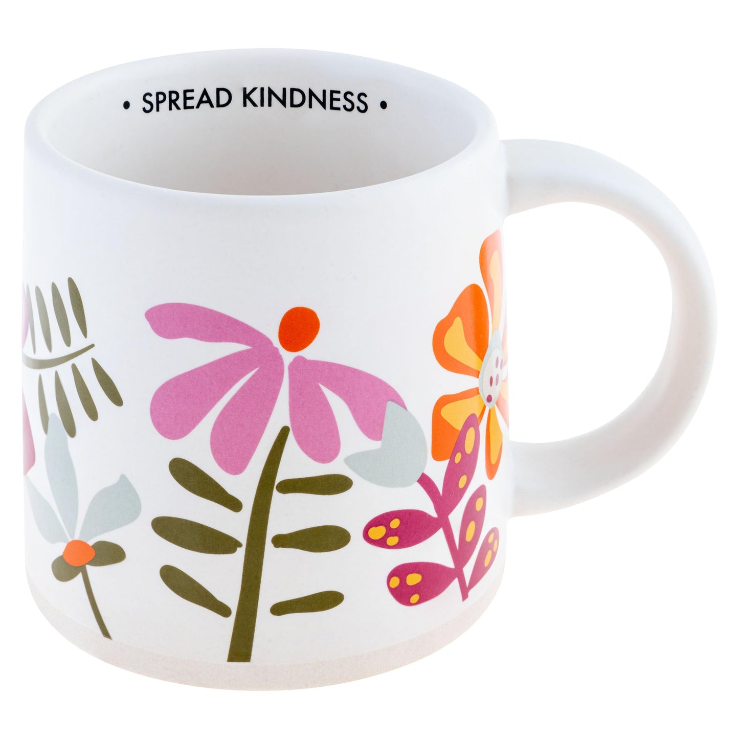 Karma 14 oz Shelly Mug - Cute Coffee and Tea Mug - Ceramic Coffee Mugs for Women and Men Spread Kindness