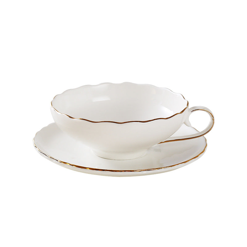 Japanese Flower Tea Coffee Cup and Saucer Set