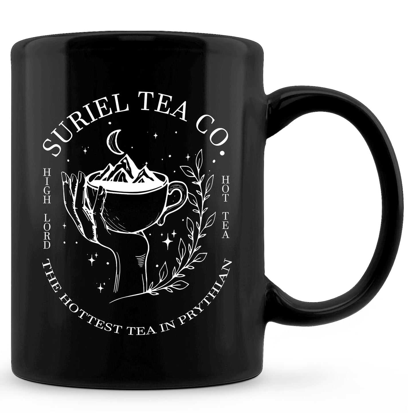 Zomhix Suriel Tea Co Coffee Mug - Suriel Tea Co Mug A Court of Thorns and Roses Merchandise Cup Book Lovers Gifts for Women Men Bookish Gifts 11oz Ceramic Coffee Mug