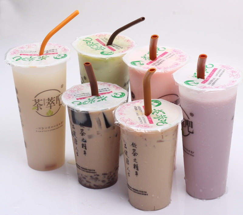 Silicone Straws for Coffee and Milk Tea