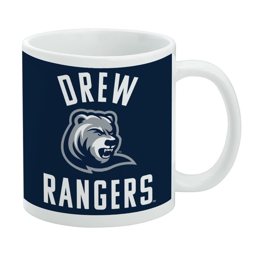 Drew University Rangers Logo Ceramic Coffee Mug Novelty Gift Mugs for Coffee Tea and Hot Drinks 11oz White