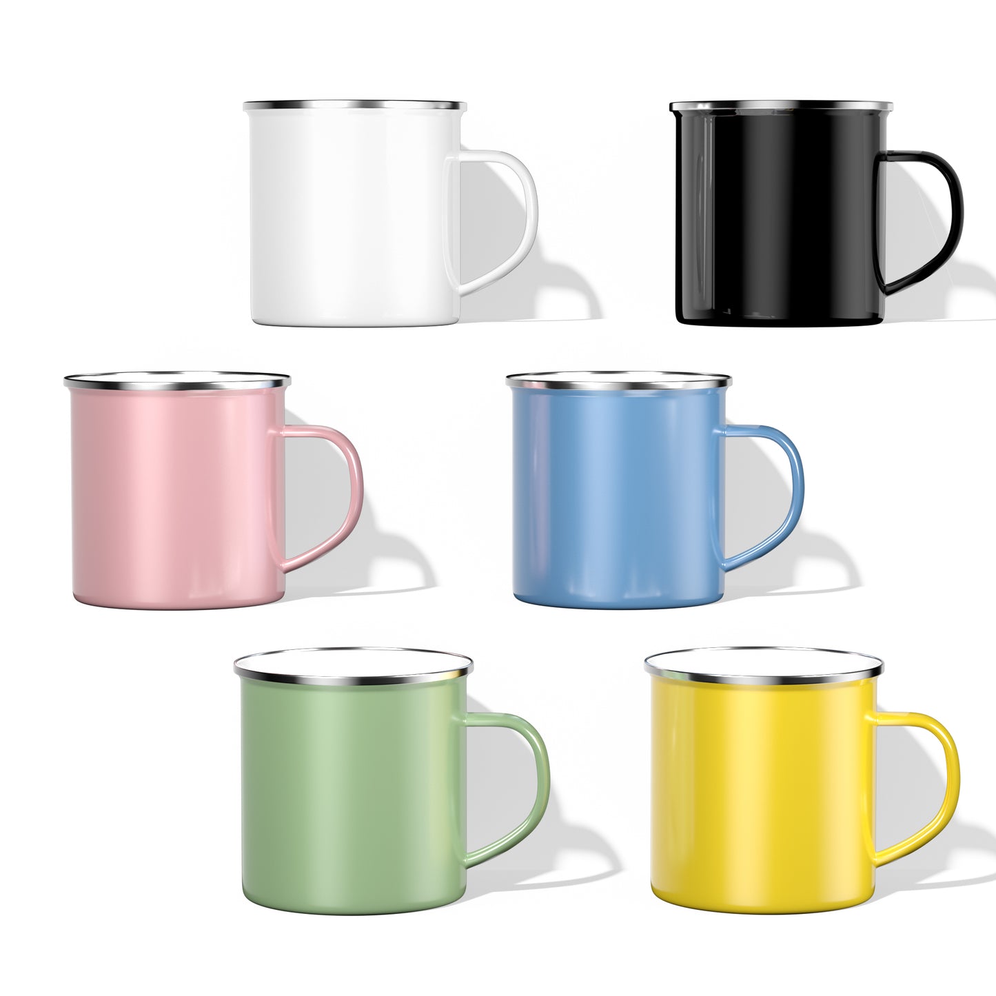 Vintage Enamel Mug for Coffee, Tea, and Camping
