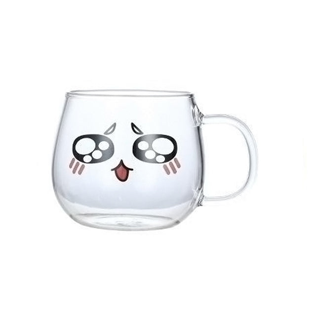 Cute Cartoon Glass Mug for Coffee, Tea, and Juice