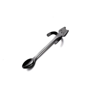 Stainless Steel "Cat" Coffee Spoon