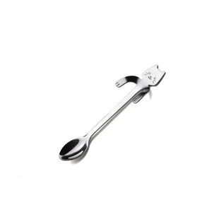 Stainless Steel "Cat" Coffee Spoon