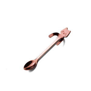 Stainless Steel "Cat" Coffee Spoon