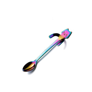 Stainless Steel "Cat" Coffee Spoon