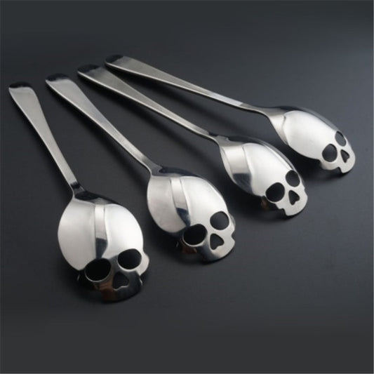 Stainless Steel "Skull Shape" Coffee Spoon