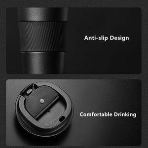 Non-Slip Travel Mug [Keep Your Coffee Close!]